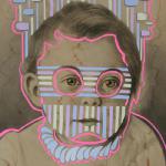 Baby
2012
acrylic gouache on found portrait