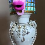 Vanity
Clay, gouache, enamel, found vase
2015