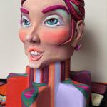 Alive, 2022.
acrylic gouache, clay