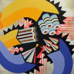 Tyra Detail
2014
acrylic, acrylic gouache, enamel on hollow core door
2'x6'8"
